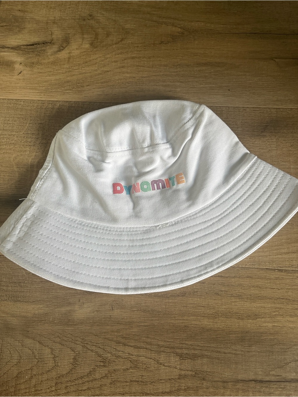 BTS Dynamite White Bucket Hat Bangtan Kpop OT7 BTS Army Arirang Concert Cute